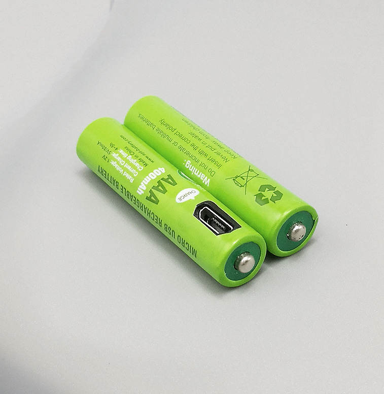 1.2V 400mAh AAA7號USB充電鎳氫電池 1.2V 400mAh AAA7號USB充電鎳氫電池