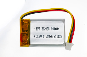 3.7V 302030 140mAh GPS聚合物鋰電池 3.7V 302030 140mAh GPS聚合物鋰電池