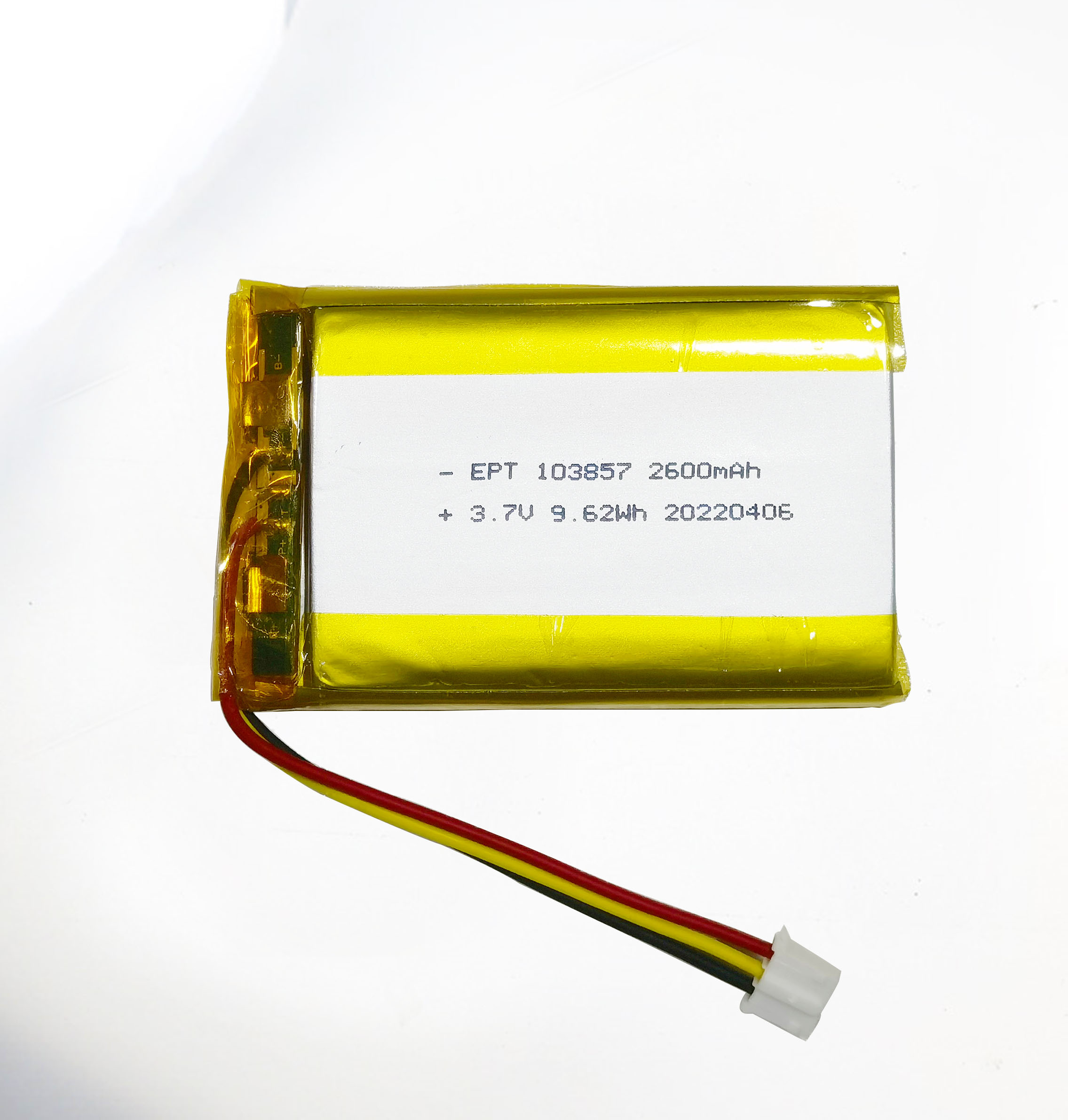 3.7V 10385 2600mAh 頸部按摩儀聚合物鋰電池 3.7V 10385 2600mAh 頸部按摩儀聚合物鋰電池