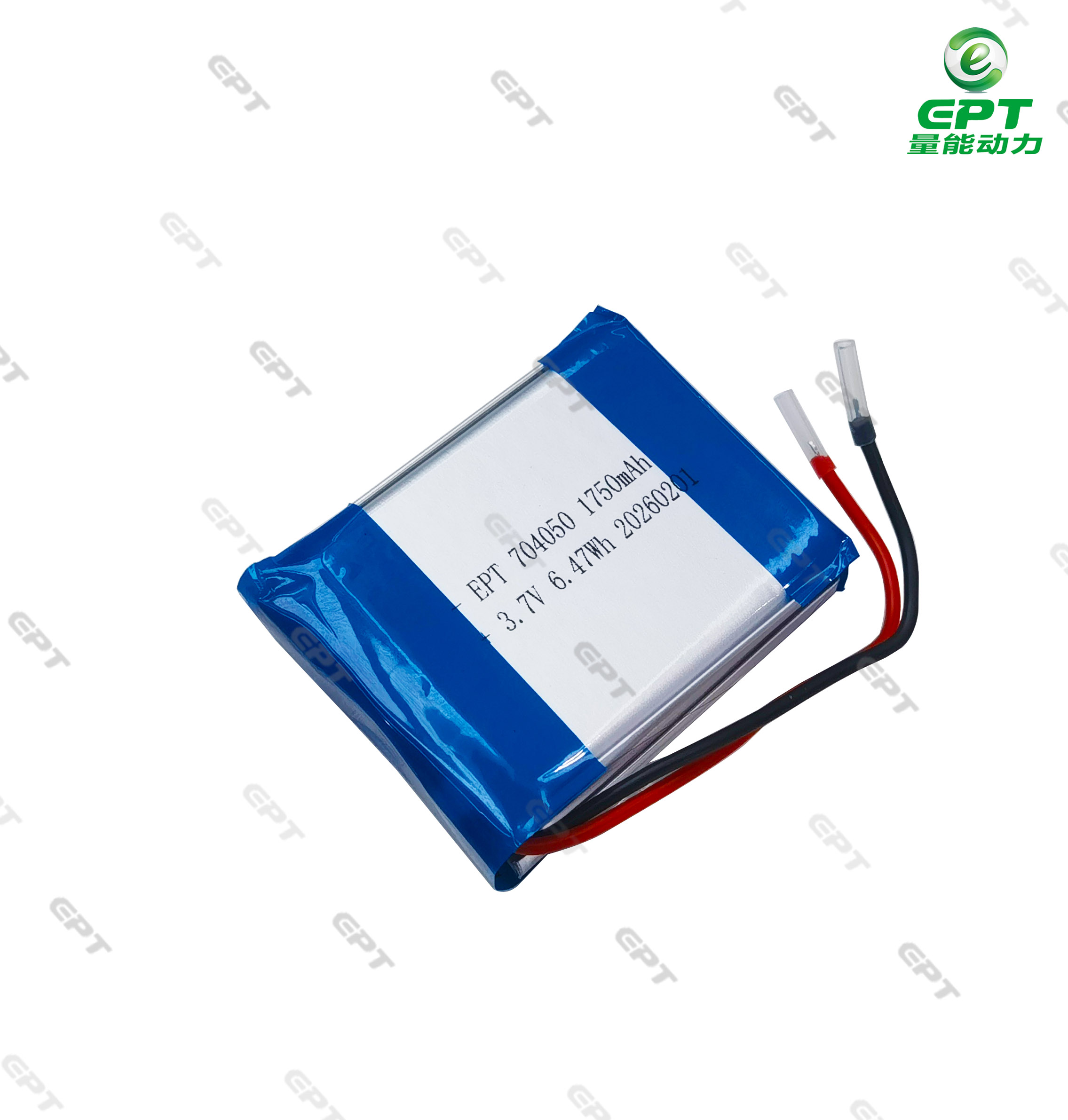 3.7V 704050 1750mAh 燈具聚合物鋰電池 3.7V 704050 1750mAh 燈具聚合物鋰電池